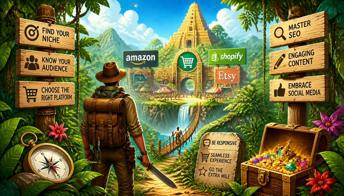 Unearthing the E-commerce Enigma: Tips for Success in the Digital Jungle