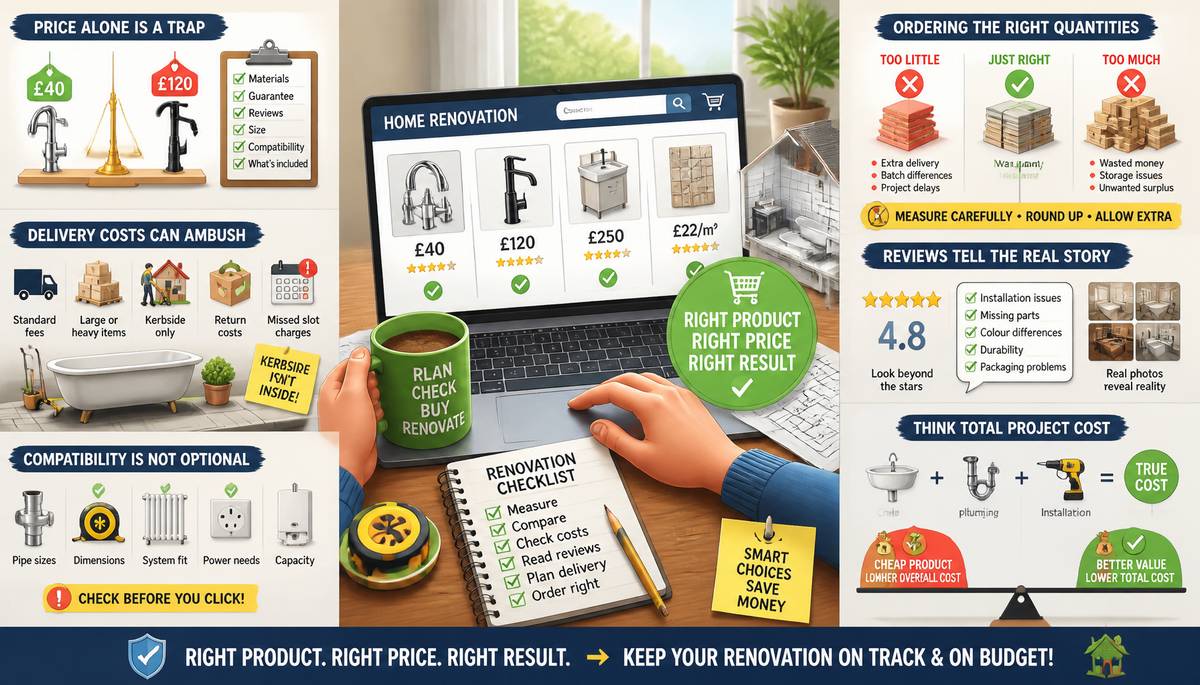 The Online Shopping Mistakes That Can Blow a Home Renovation Budget