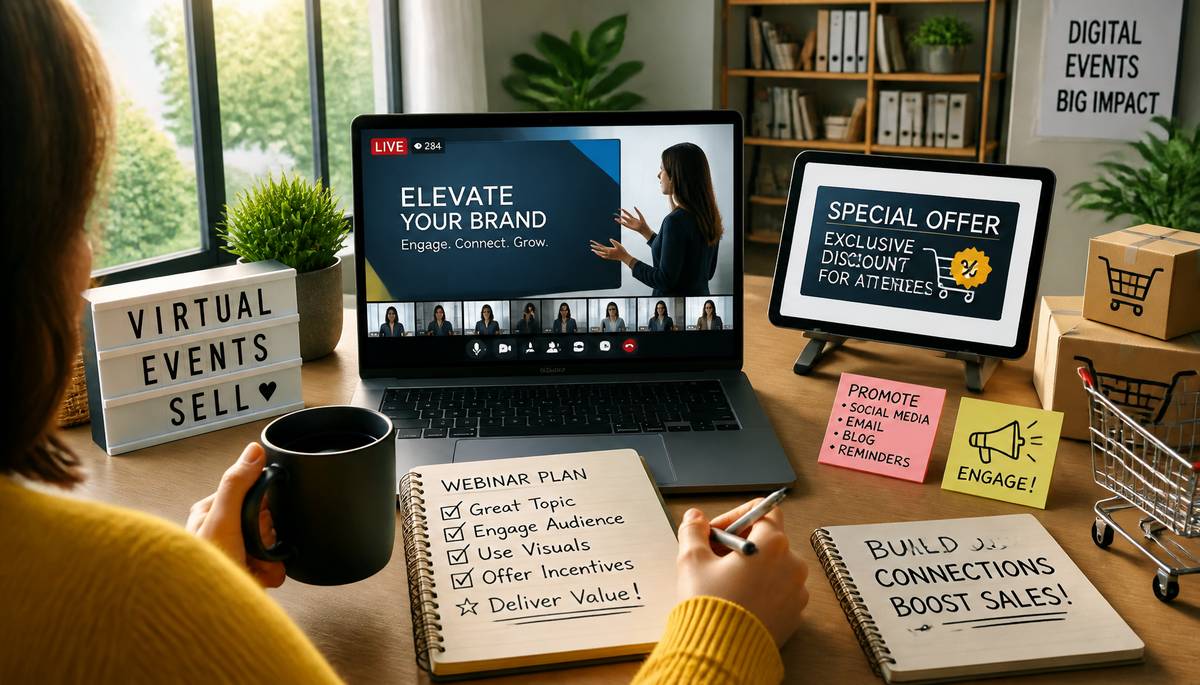 Engaging Customers Digitally: Ecommerce Webinars and Virtual Events