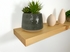 Thick modern pine floating shelf (200x40mm)