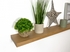 Slim modern softened edge oak floating shelf