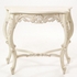 French Styled Distressed Cream Console Table