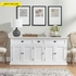 Halifax White Painted Sideboard with 5 Doors
