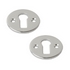 Keyhole Cover / Escutcheon 32mm - Open (Chrome Plated) Pair