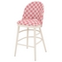 Ella Bar Stool upholstered in Chequers from Titley and Marr