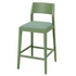 James Bar Stool Upholstered in Ryder by Thibaut