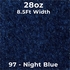 28oz Boat Carpet - 97 Night Blue - 8.5Ft Width ONLY