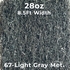 28oz Boat Carpet - 67 Light Gray Metallic - 8.5Ft Width ONLY