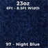 23oz Boat Carpet - 97 Night Blue - 6Ft & 8.5Ft Width