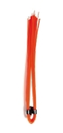 White Marking Whiskers with Stakes - 100 Pack - Durable Marking Whisker Set
