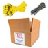 Blue Marking Whiskers with Stakes - 100 Pack - Durable Marking Whisker Set