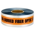 Buried Electrical Line Detectable Underground Tape - 3 Inch x 1000 Ft Length, 5 Mil