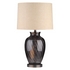 Rowan Smoke Glass Table Lamp