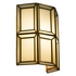 Amara Antique Brass & Glass Wall Light